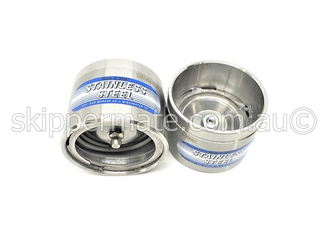 Bearing Buddy Stainless Steel wheel bearing protectors sold s a pair