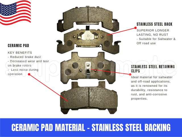 SALTWATER KODIAK-DEEMAX STYLE STAINLESS STEEL BACKING