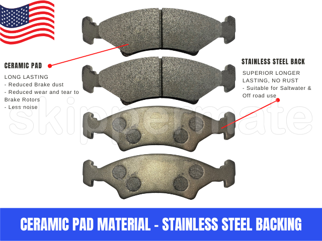 SALTWATER STAINLESS STEEL UFPDB35 BRAKE PAD SET